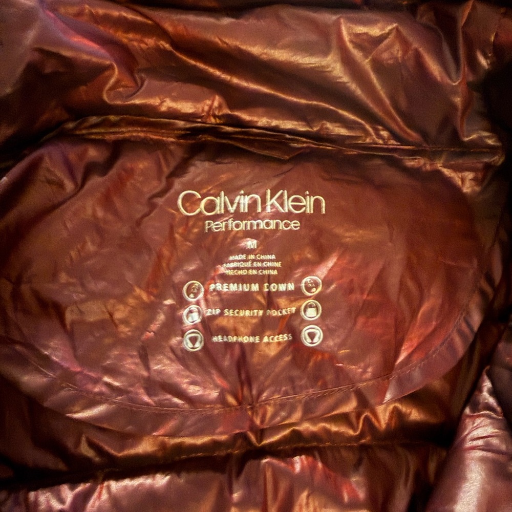 Calvin Klein Performance Shiny Brown Jacket